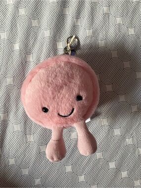 Jellycat Pink  Plush Keyring
